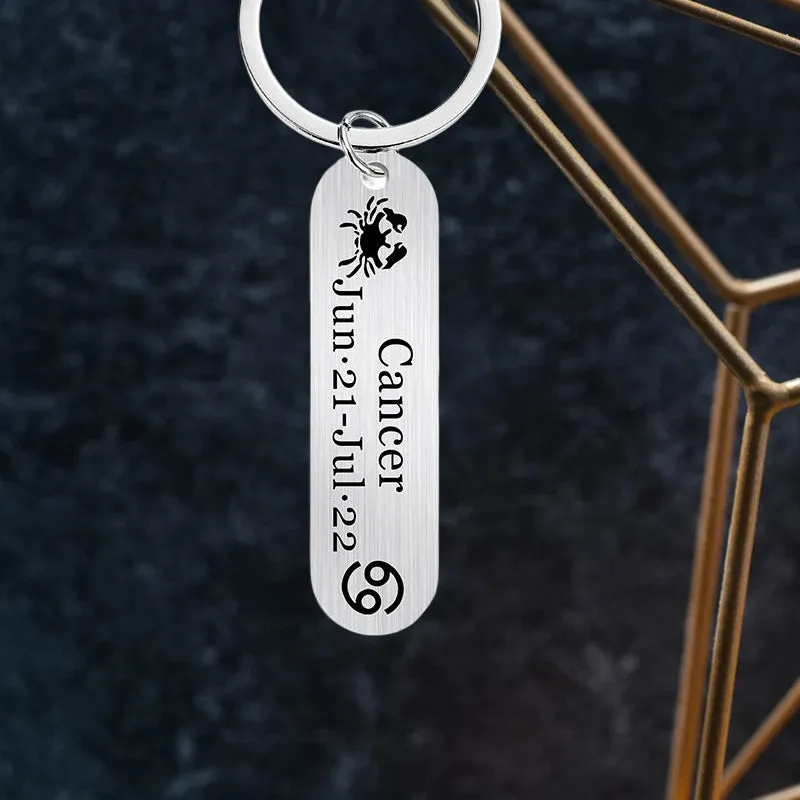 12 Constellation Gifts Keychain