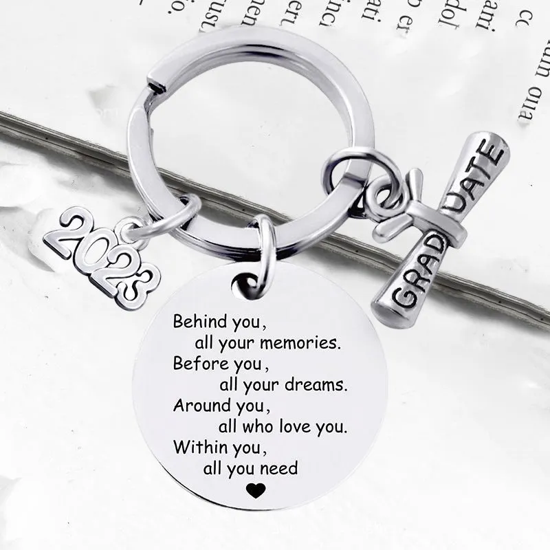 2023 Graduation Season Metal Keychain Gift with gift box