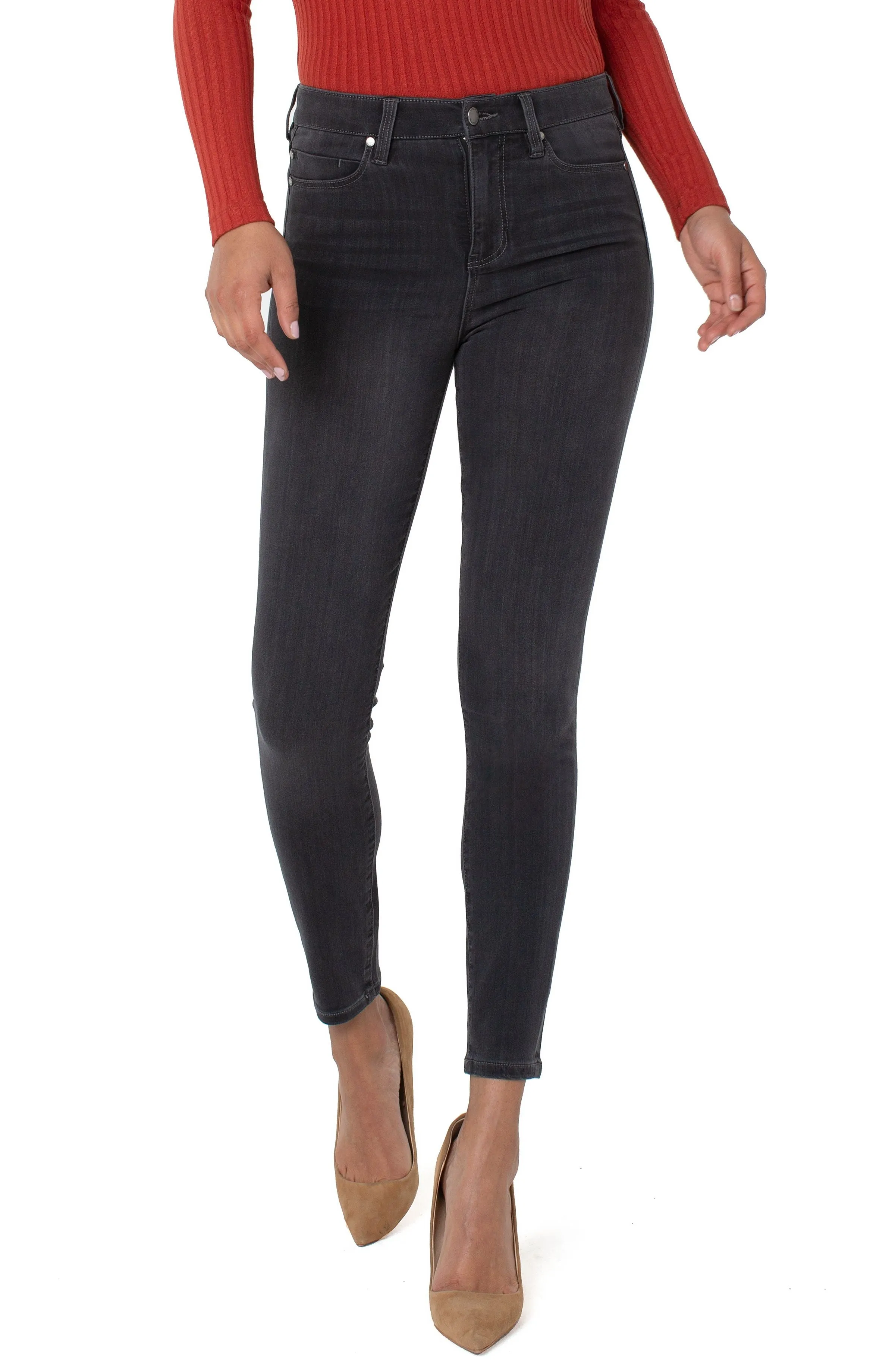 Abby High Rise Ankle Skinny