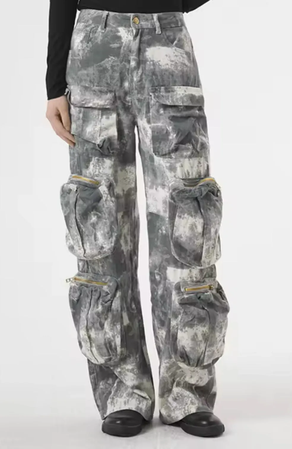 Amber Camo Cargo Trousers