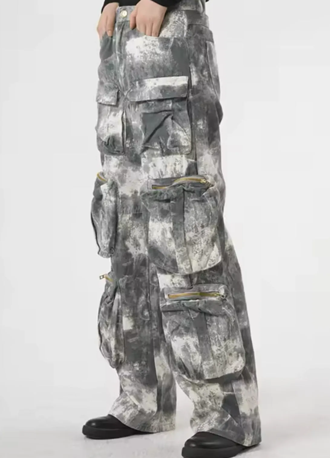 Amber Camo Cargo Trousers