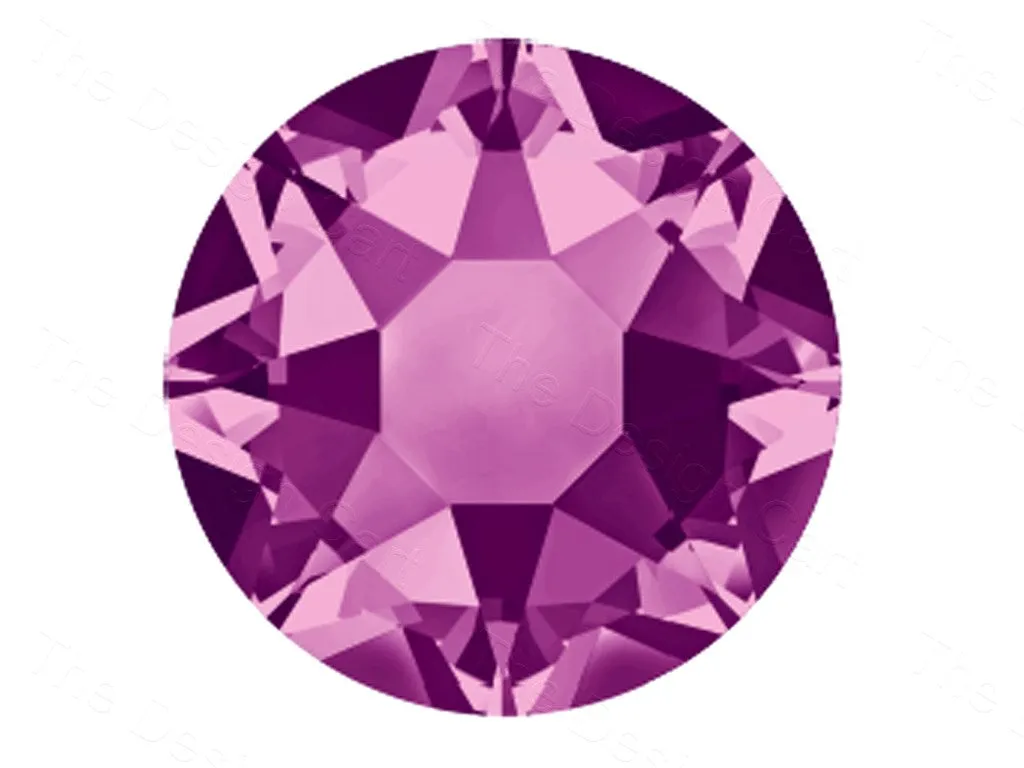 Amethyst Preciosa Hotfix Flatback Rhinestone Crystal Rhinestones