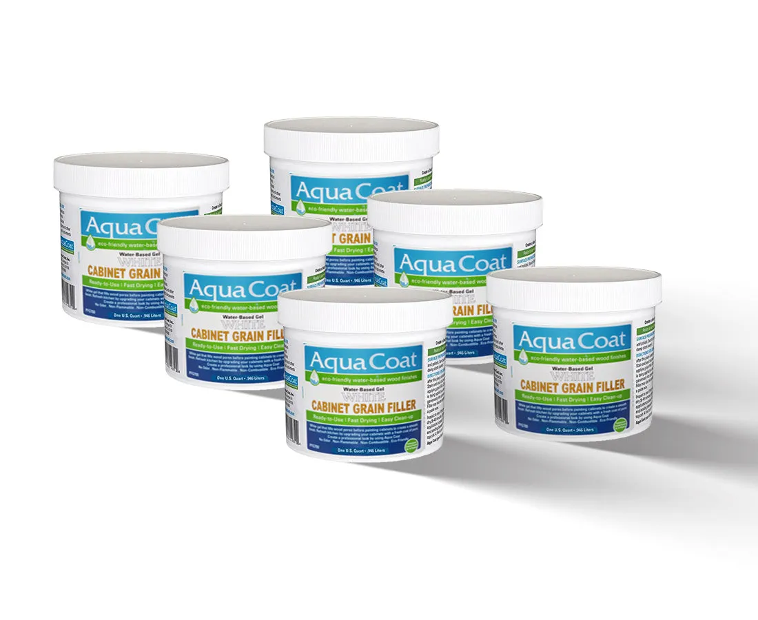 Aqua Coat White Cabinet Grain Filler RETAIL PACK