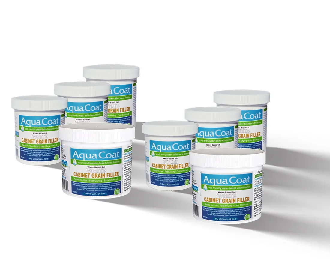 Aqua Coat White Cabinet Grain Filler RETAIL PACK