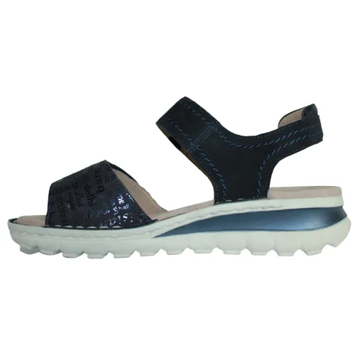 Ara Wide Fit Sandals - 47209  - Navy