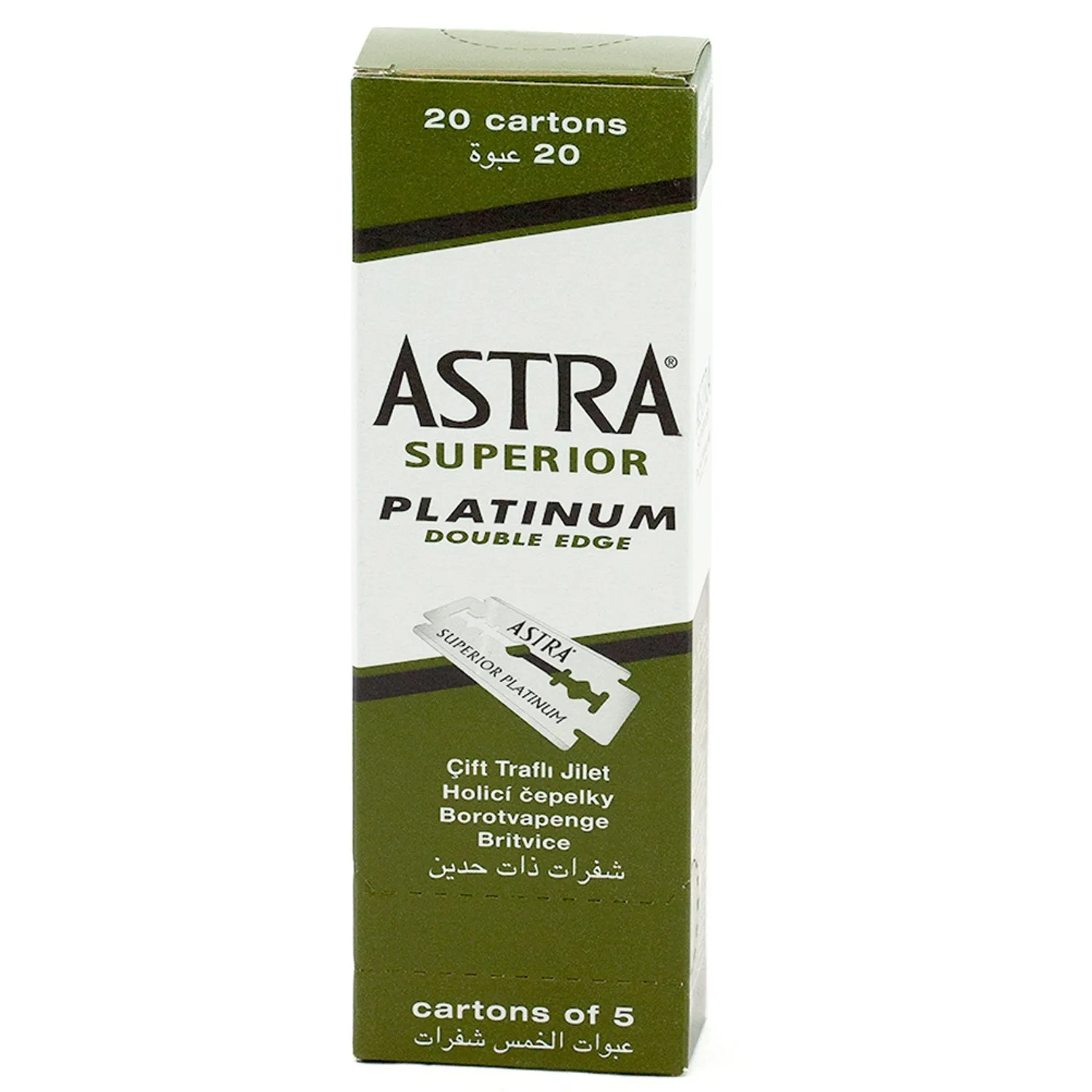 Astra Superior Double Edge Safety Razor Blades (100 Blades)