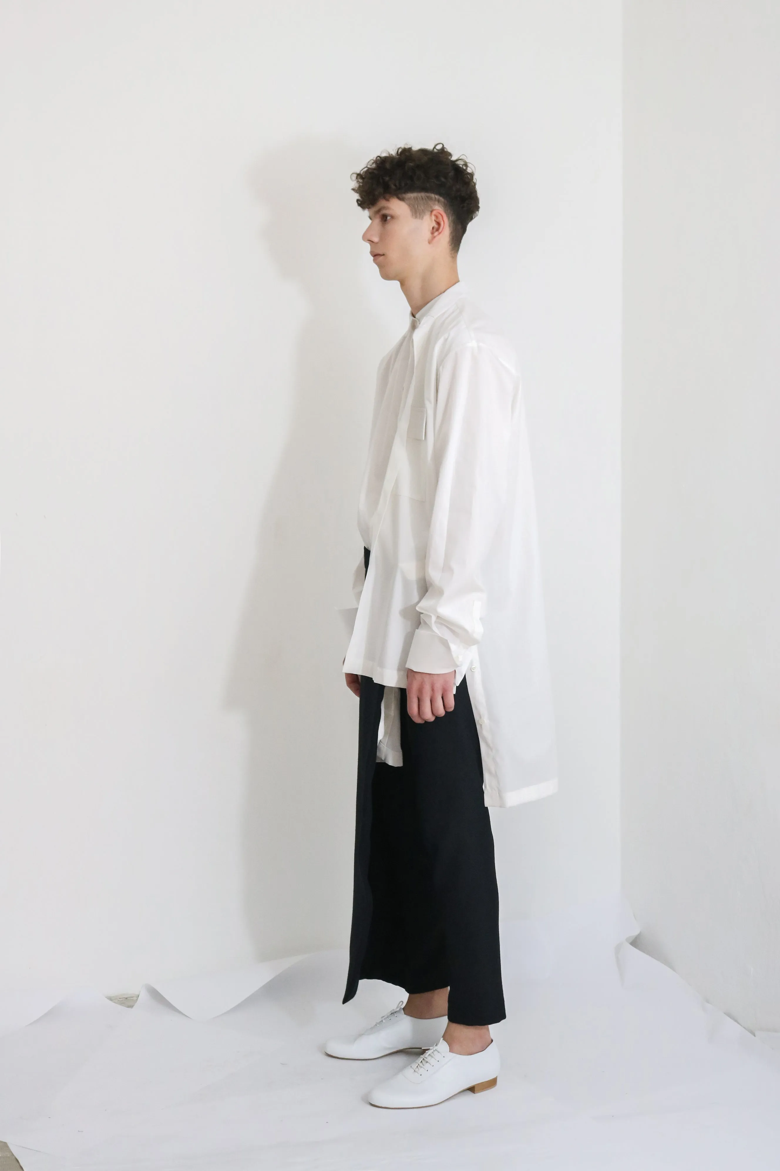 Asymmetric Cotton Shirt