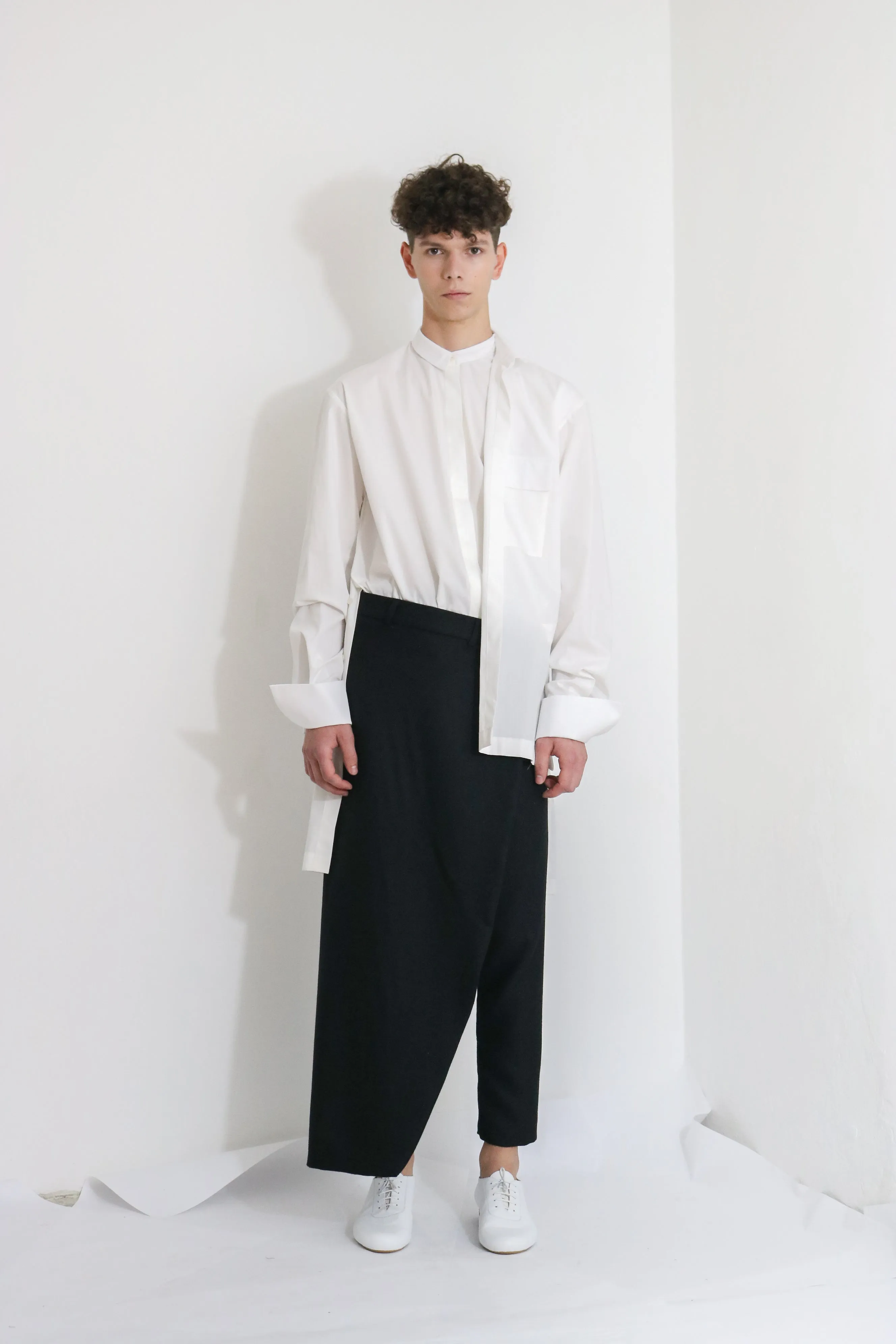 Asymmetric Cotton Shirt