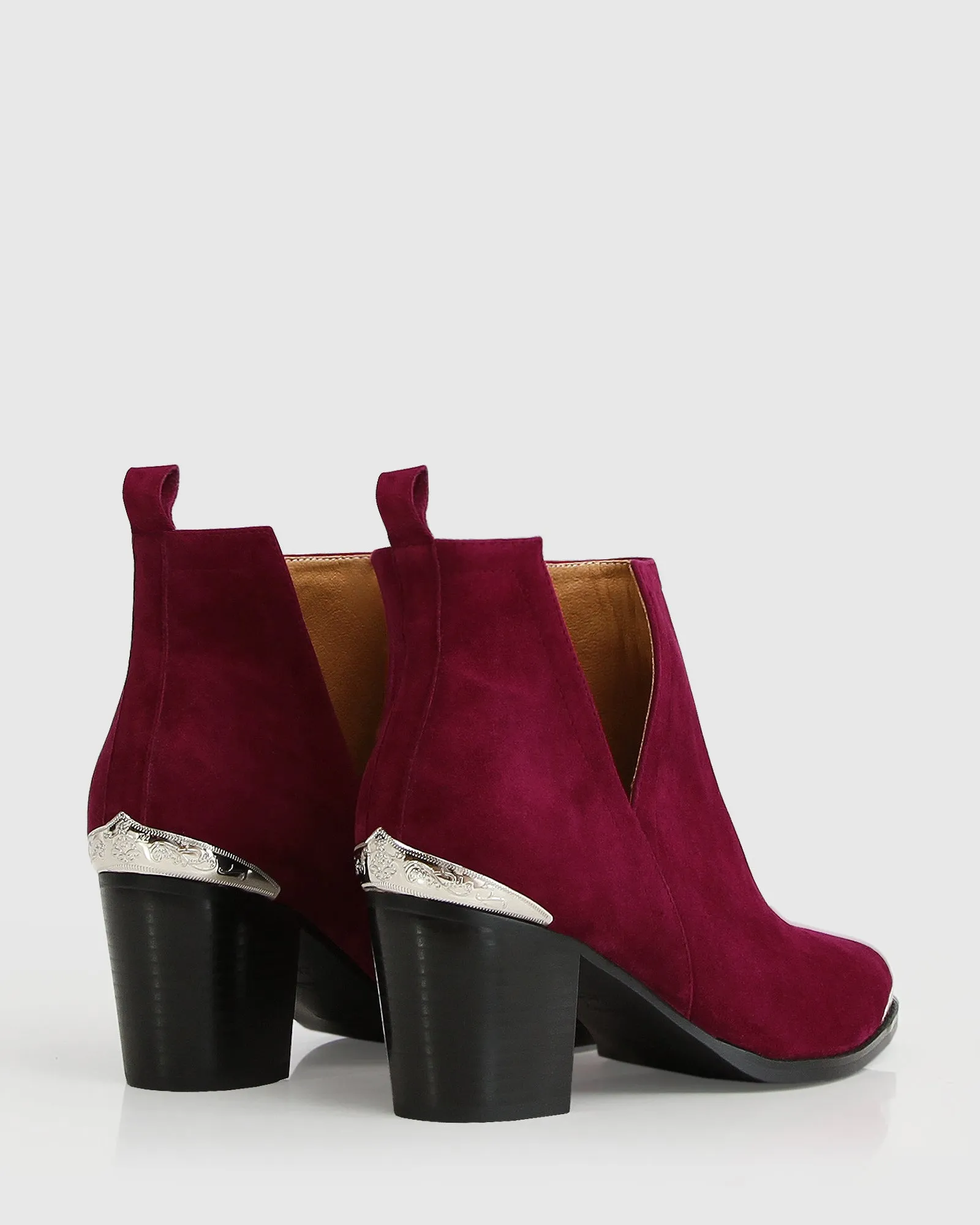 Austin Suede Ankle Boot - Merlot