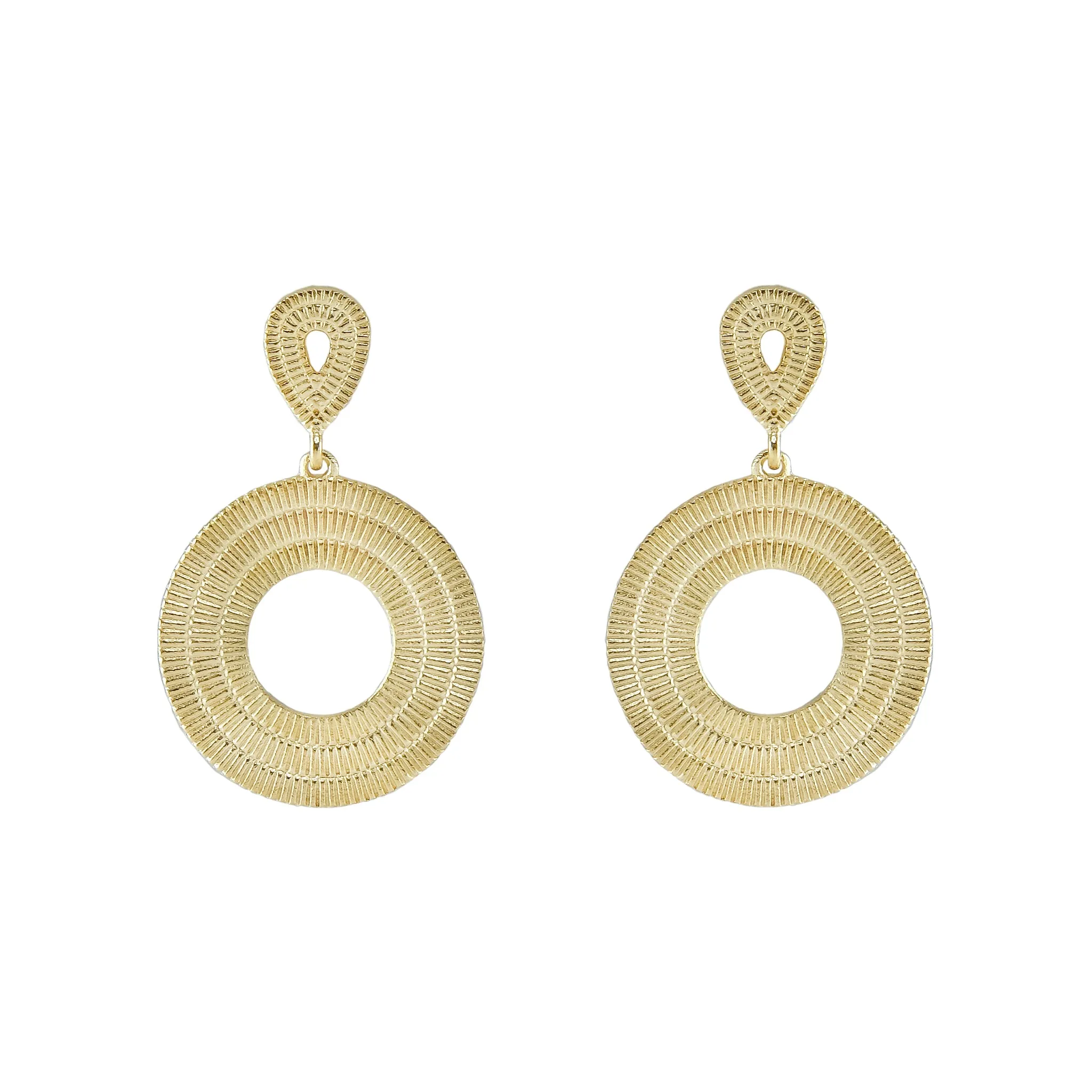 Avital Textured Drop Earrings