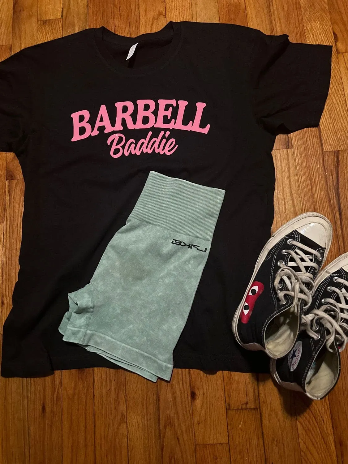 Barbell Baddie (Unisex-Solid Letters)