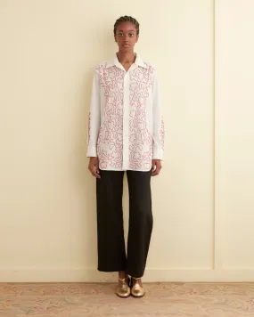 Beaded Crossvine Shirt