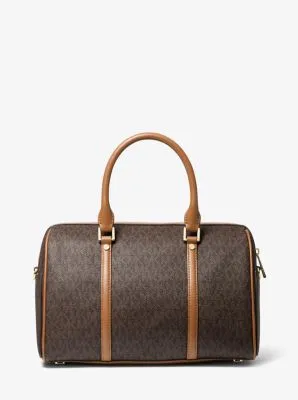 Bedford Travel Medium Logo Stripe Satchel