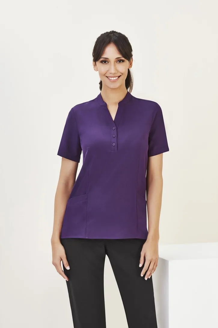 Biz Care Womens Florence Plain Tunic (2nd 1 Color) (CS949LS)