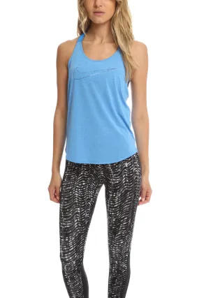 Blue Nike Keyhole Venner Tank