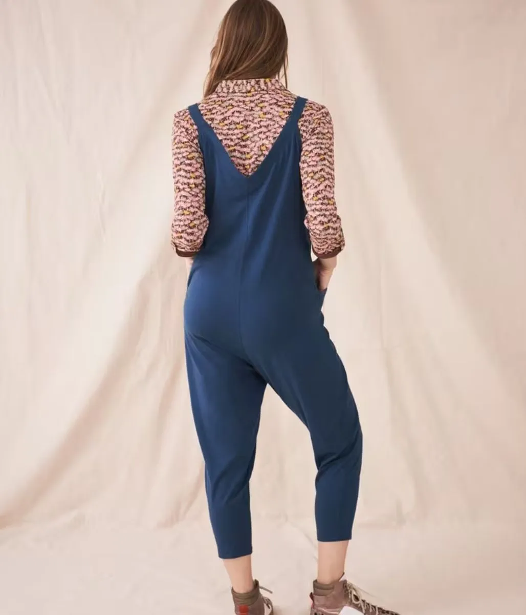 Blue Selina Jersey Jumpsuit