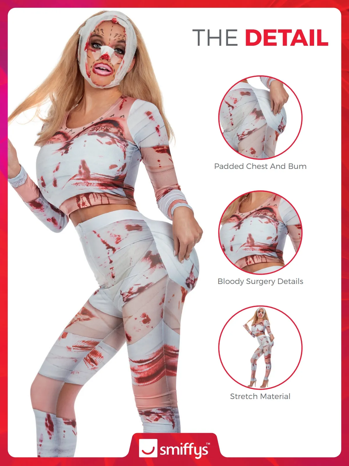 Botched Surgery Costume, White