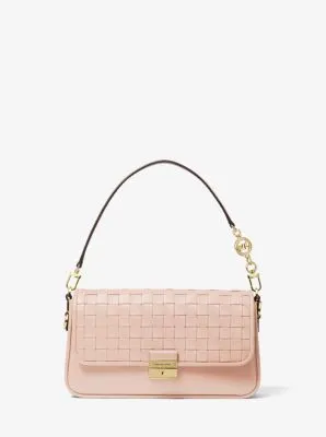 Bradshaw Small Woven Leather Shoulder Bag