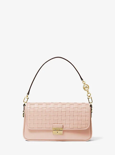 Bradshaw Small Woven Leather Shoulder Bag