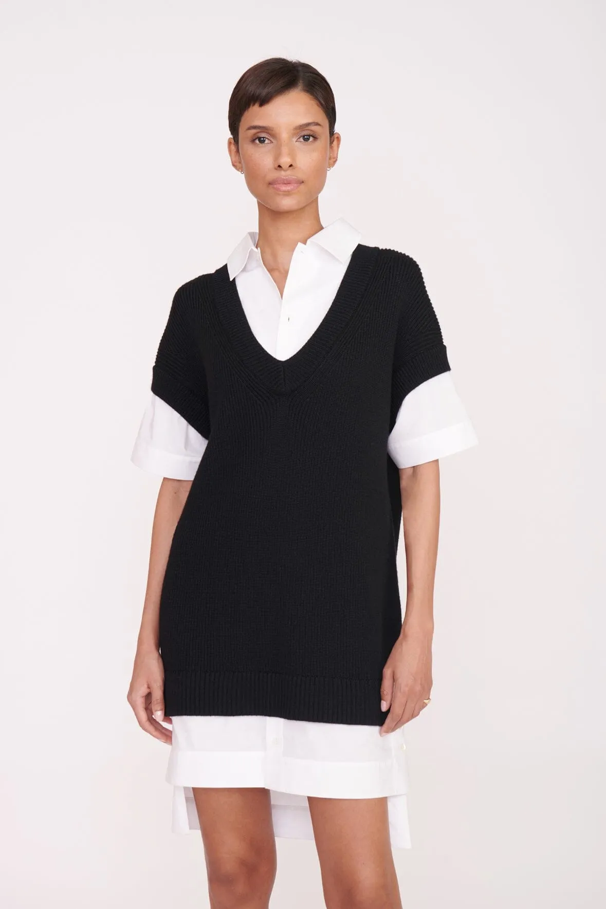 BRIDGET DRESS | BLACK WHITE