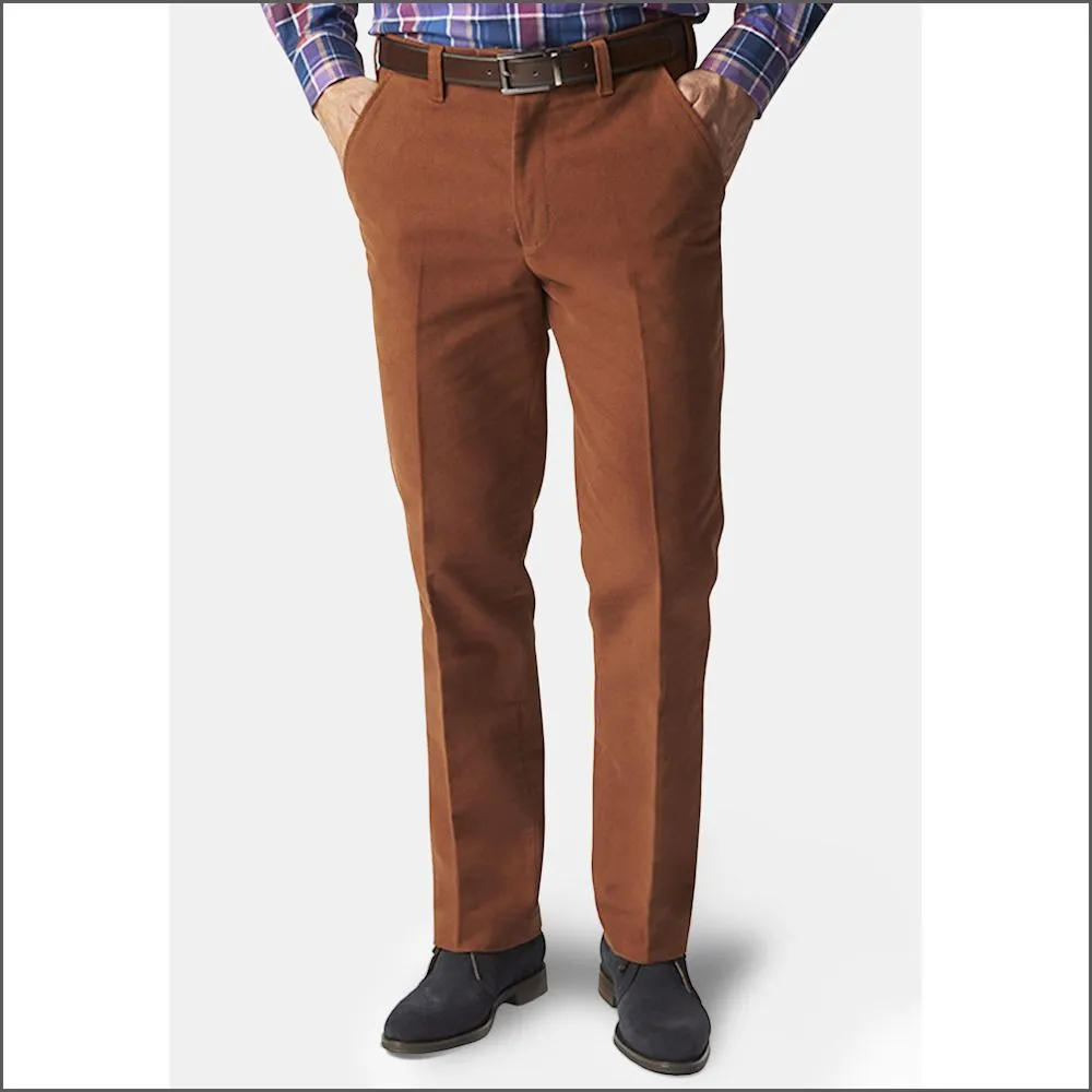 Brook Taverner Ginger Kerswell Moleskin Trousers-