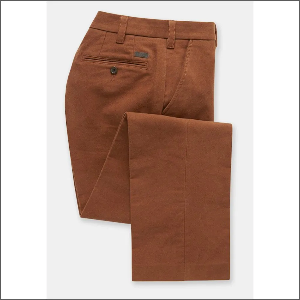 Brook Taverner Ginger Kerswell Moleskin Trousers-