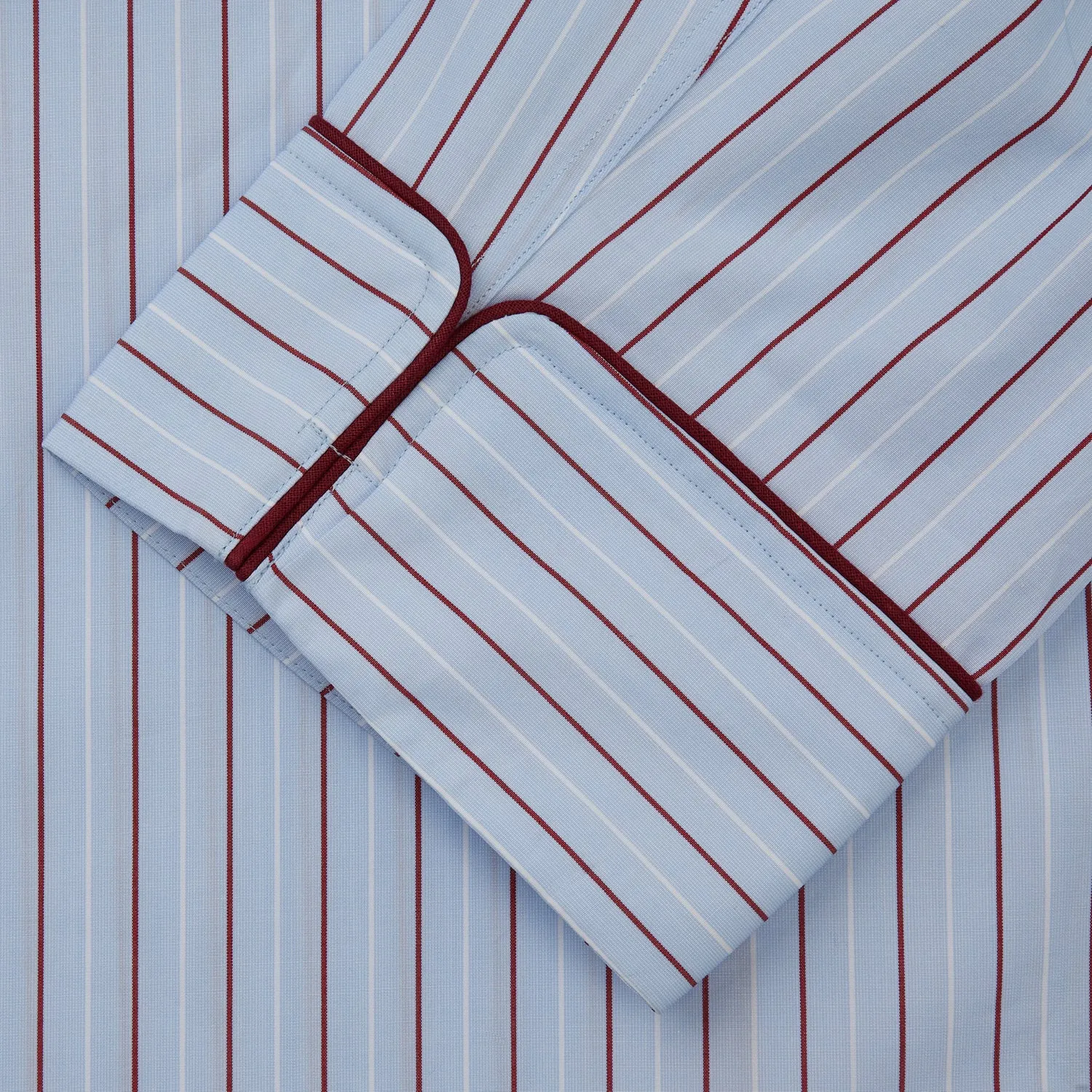 Burgundy Stripe Classic Pyjama Set