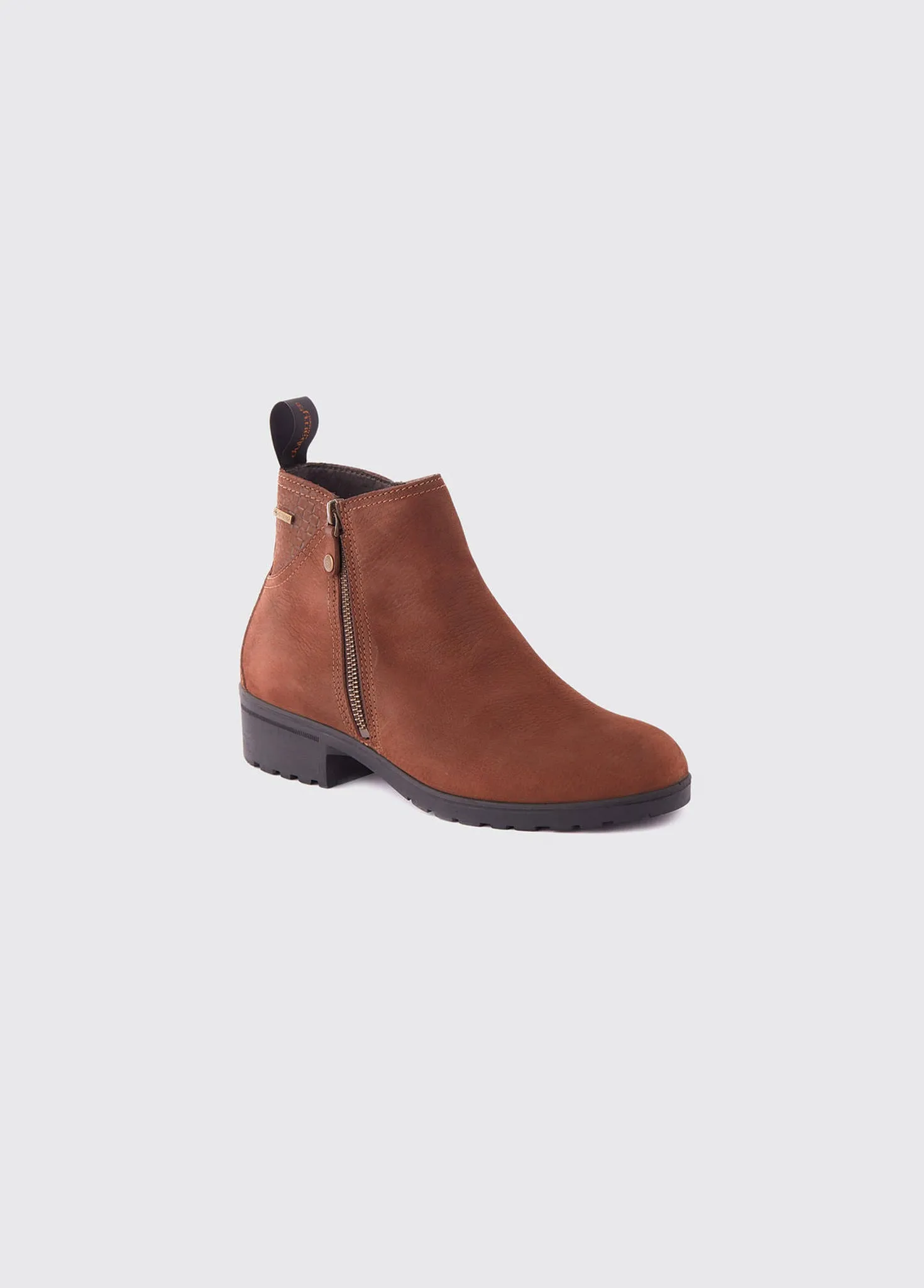 Carlow Ladies Leather Boot - Walnut