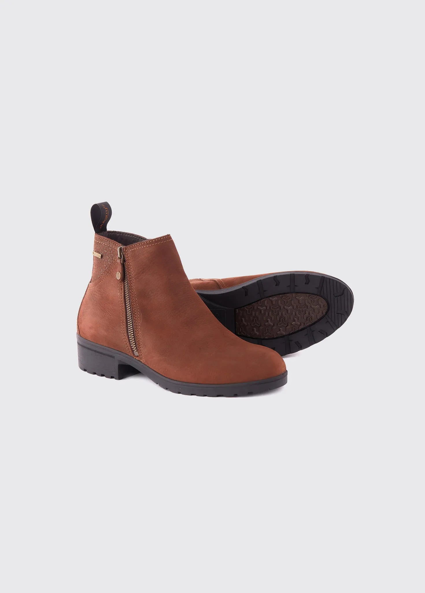 Carlow Ladies Leather Boot - Walnut