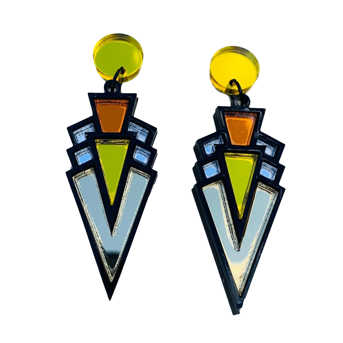 Catsby Yellow Orange earrings