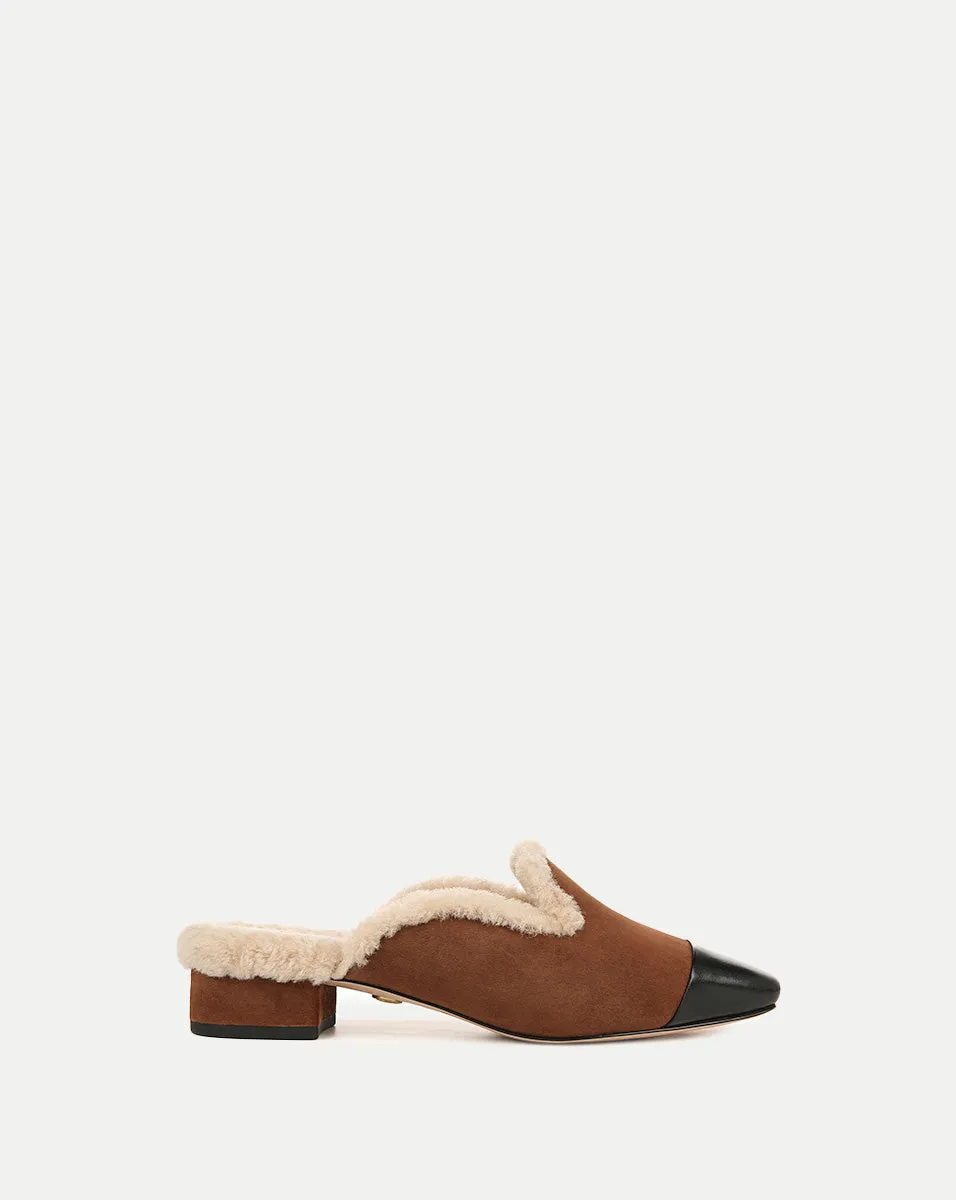 Cecile Shearling Mule