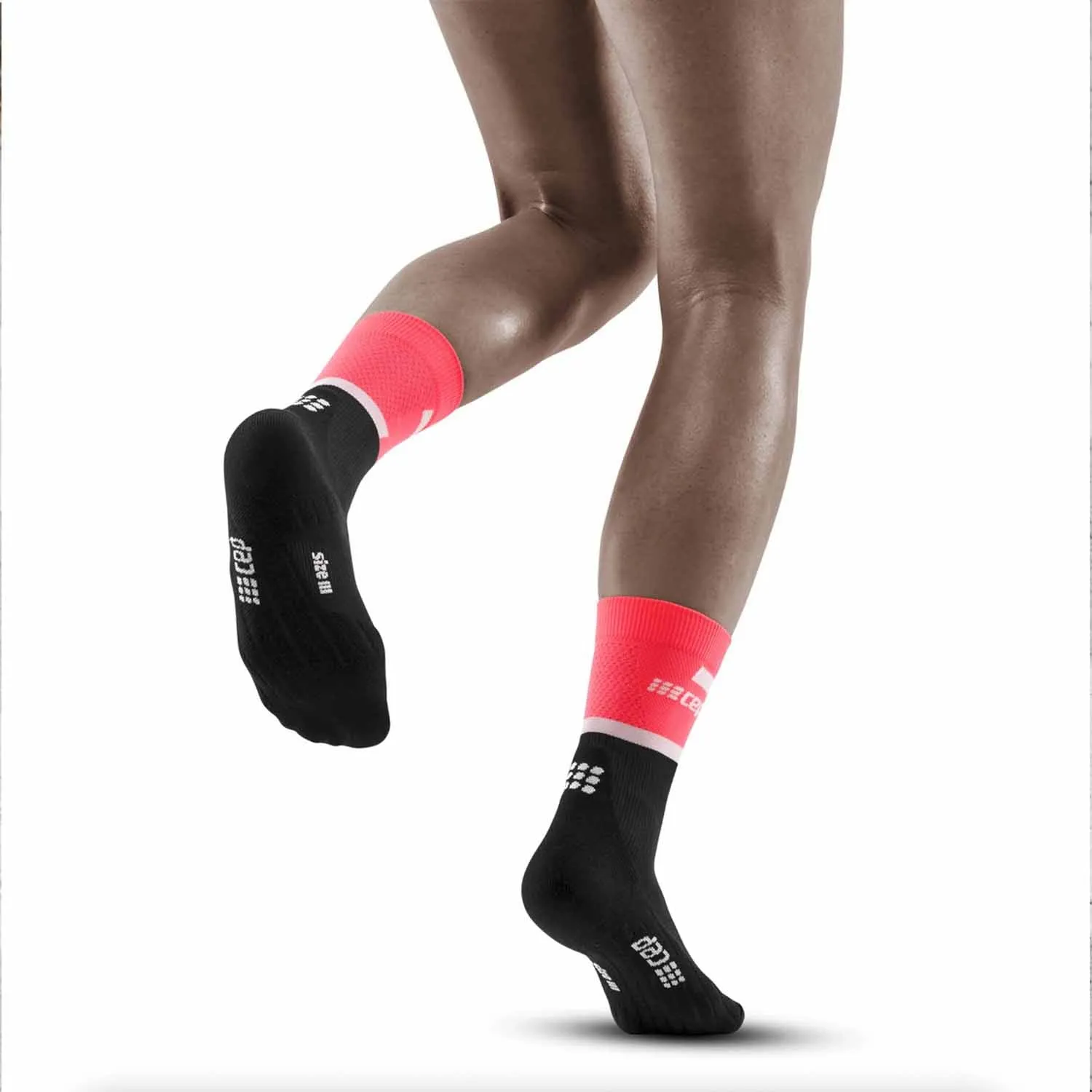 CEP Women's The Run Mid Cut Compression Socks 4.0