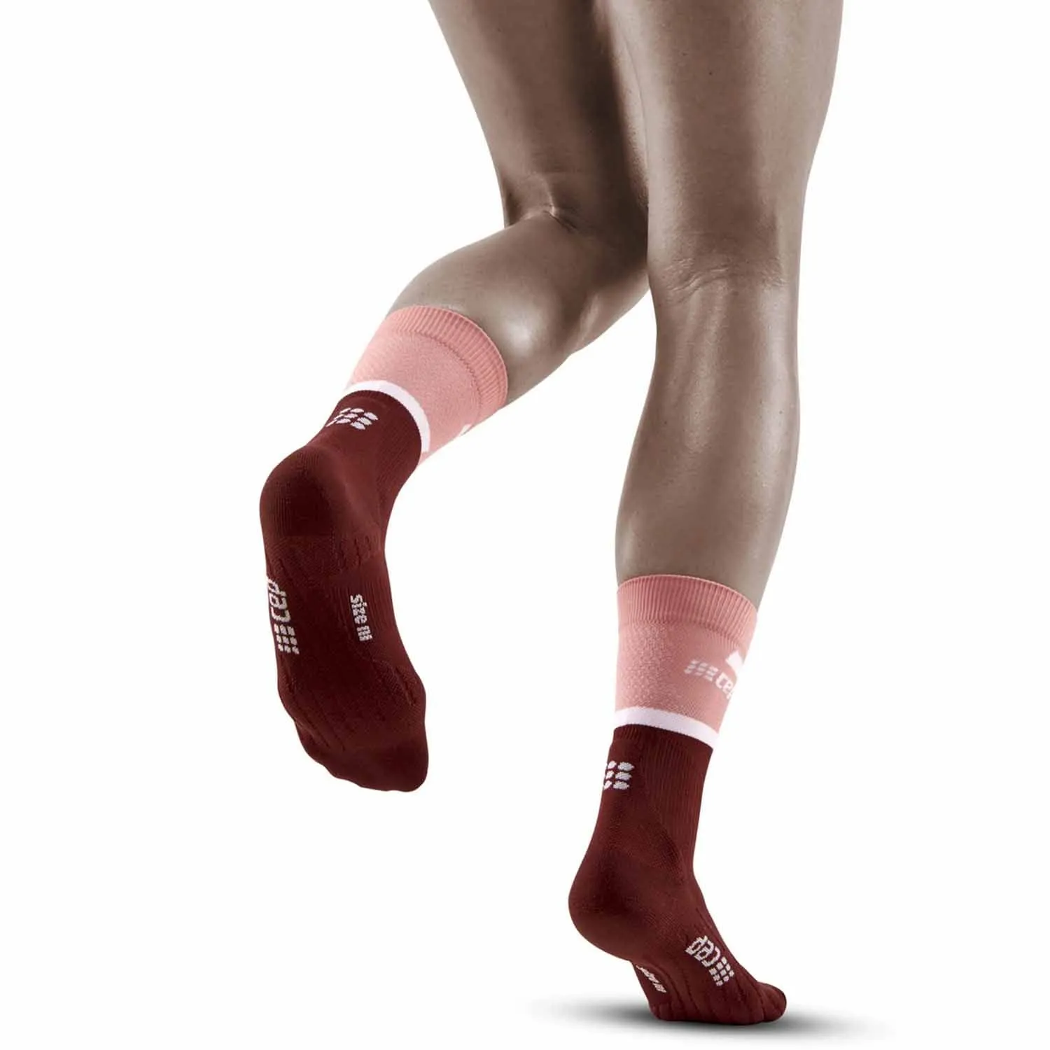 CEP Women's The Run Mid Cut Compression Socks 4.0