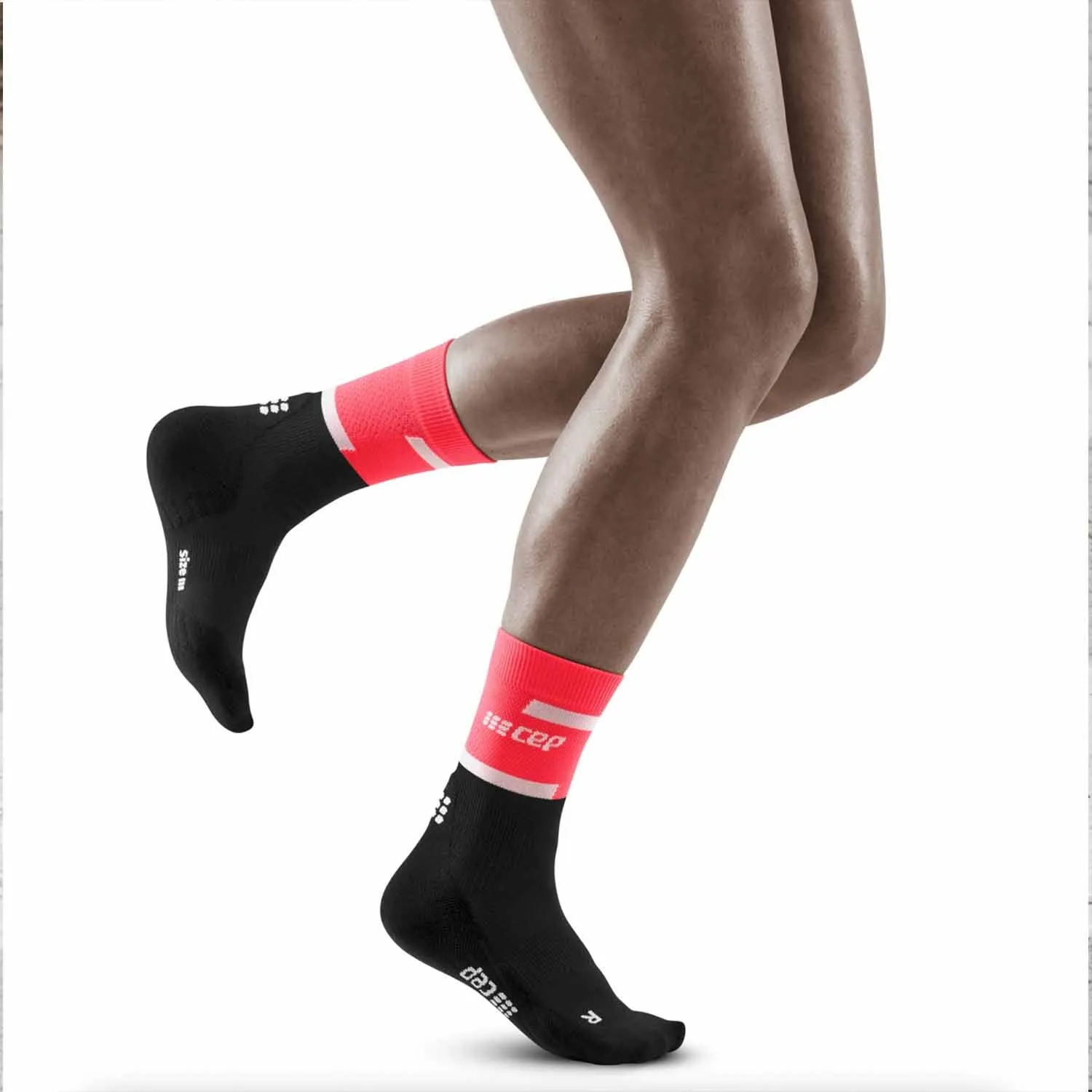 CEP Women's The Run Mid Cut Compression Socks 4.0