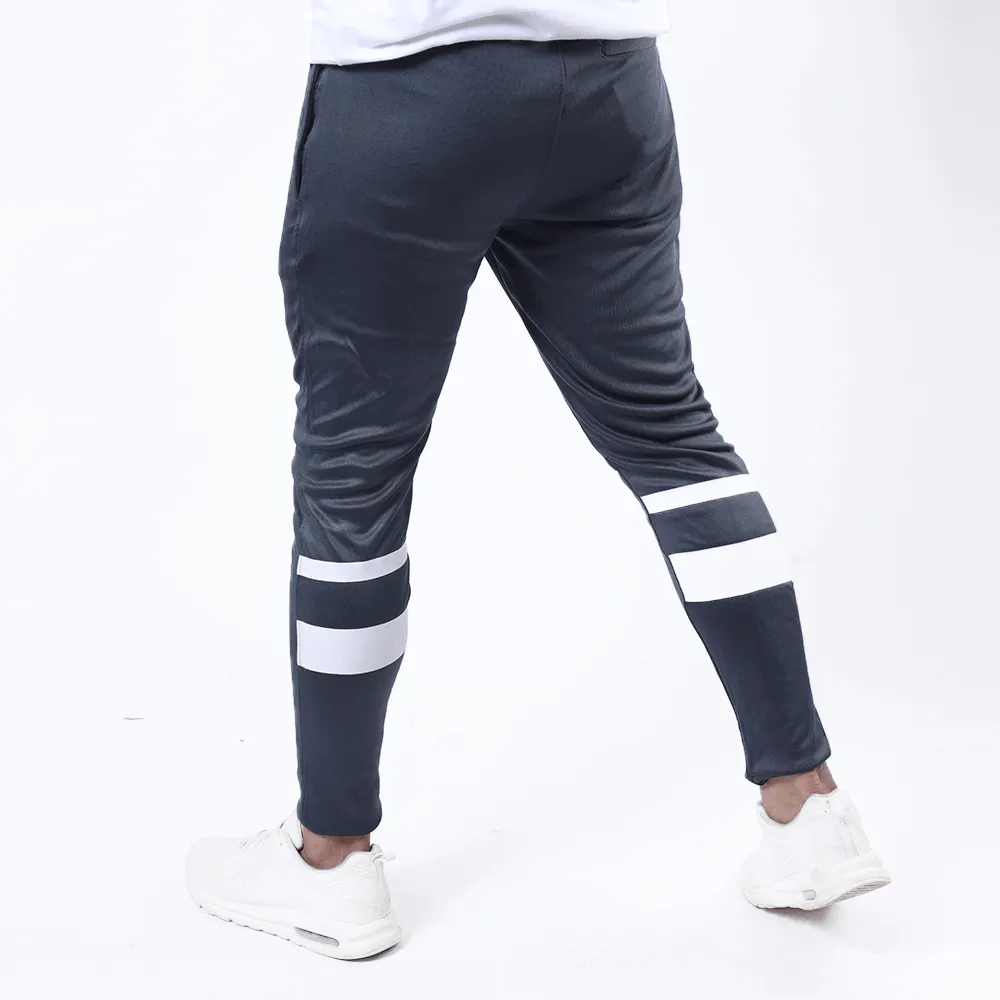 Charcoal Hawk Series Bottom WIth Two Back White Stripes