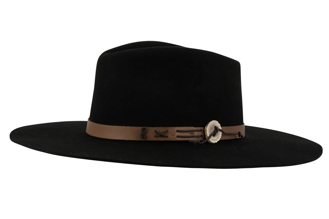 Charlie 1 Horse Tepee Hat - Black