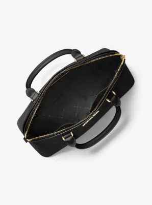 Cindy Large Leather Dome Satchel