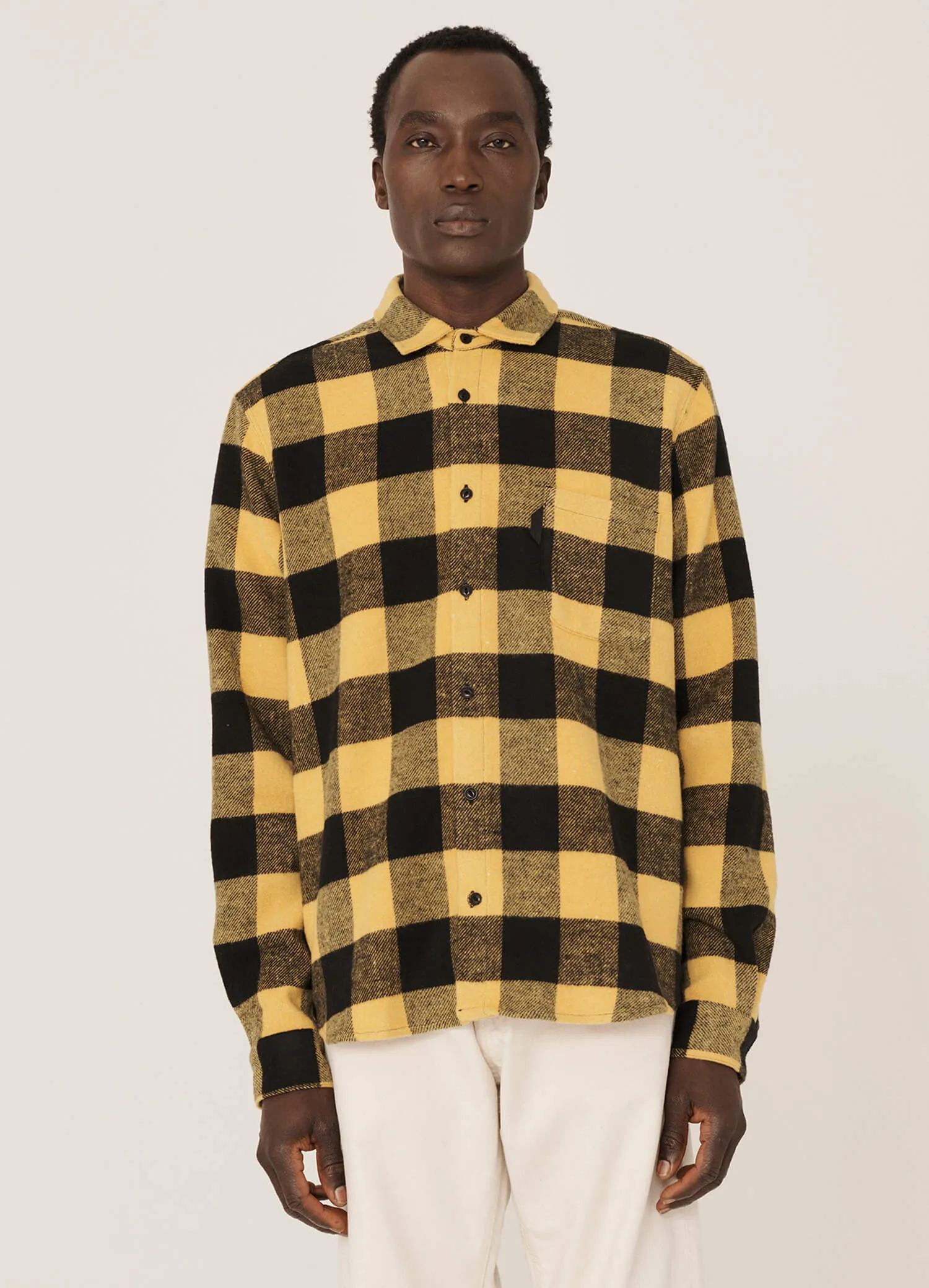 Curtis Wool Blend Check Shirt