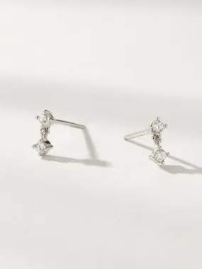 Dazzle Drop Stud Earrings