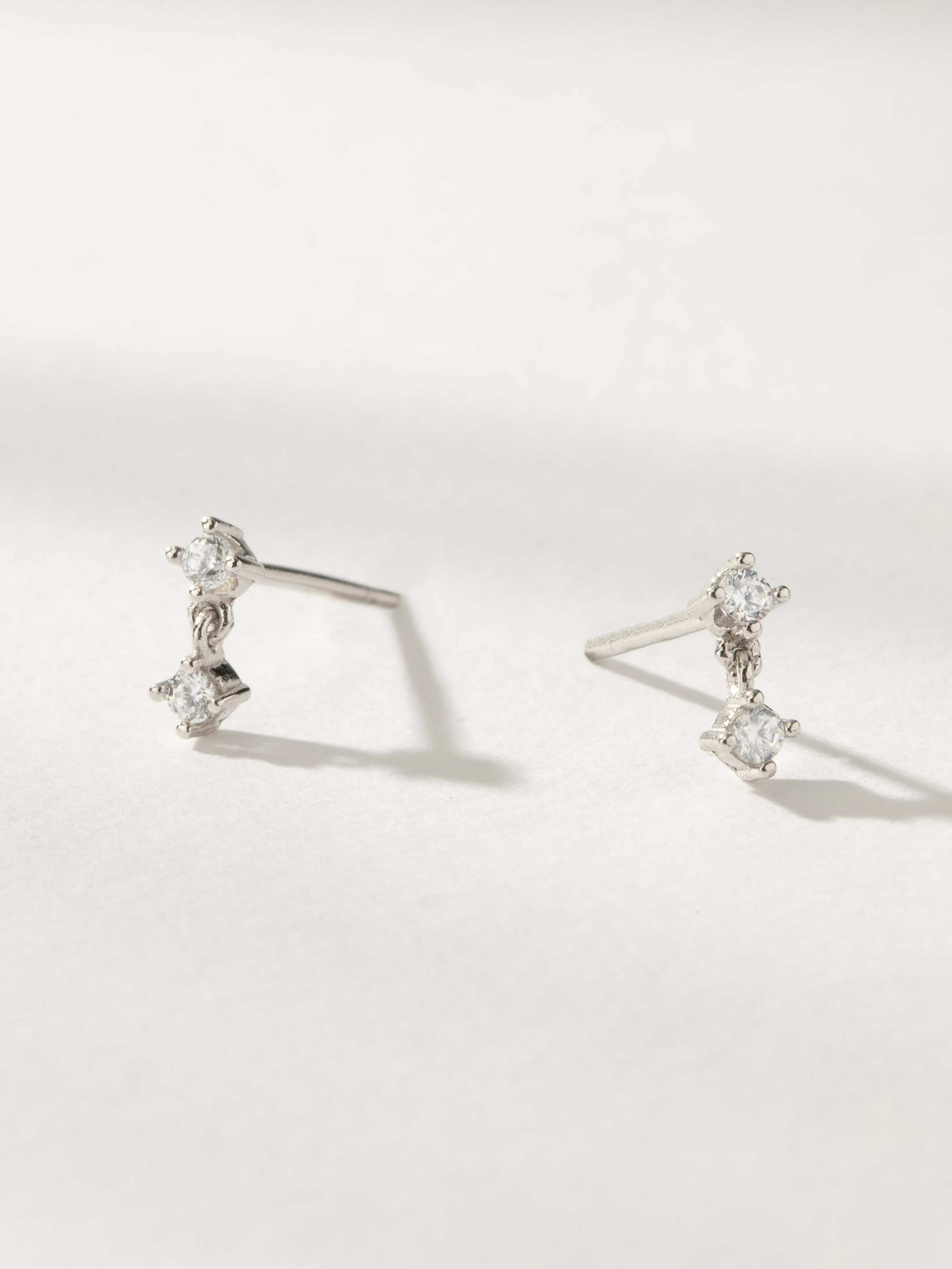 Dazzle Drop Stud Earrings