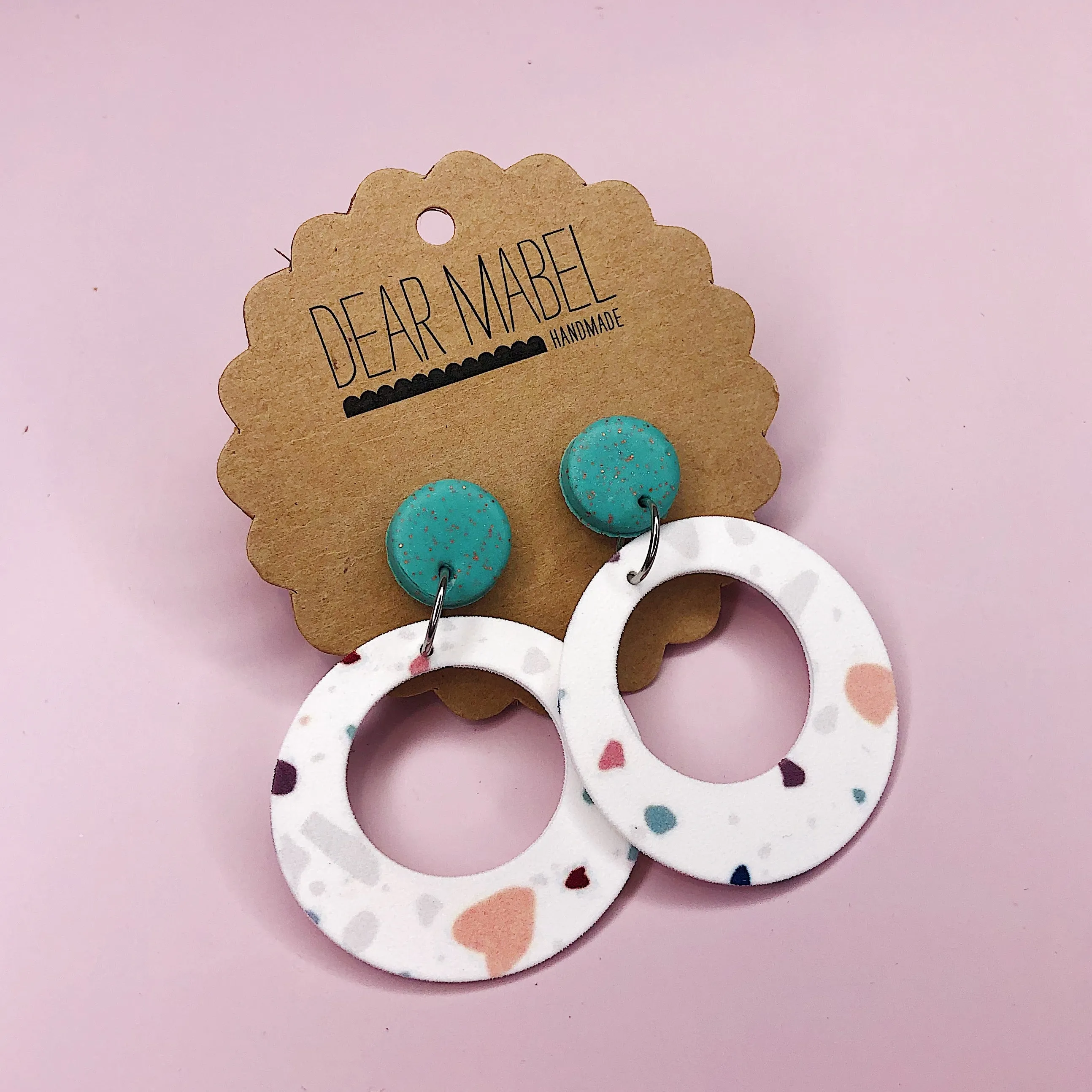 Dear Mabel Handmade - Mosaic Earrings*