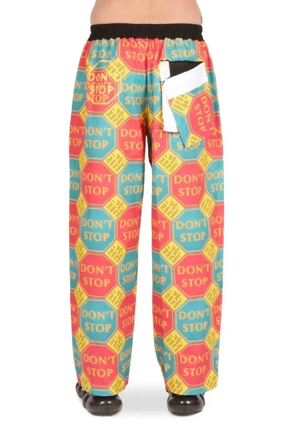 Don't Stop Unisex Pants Woven