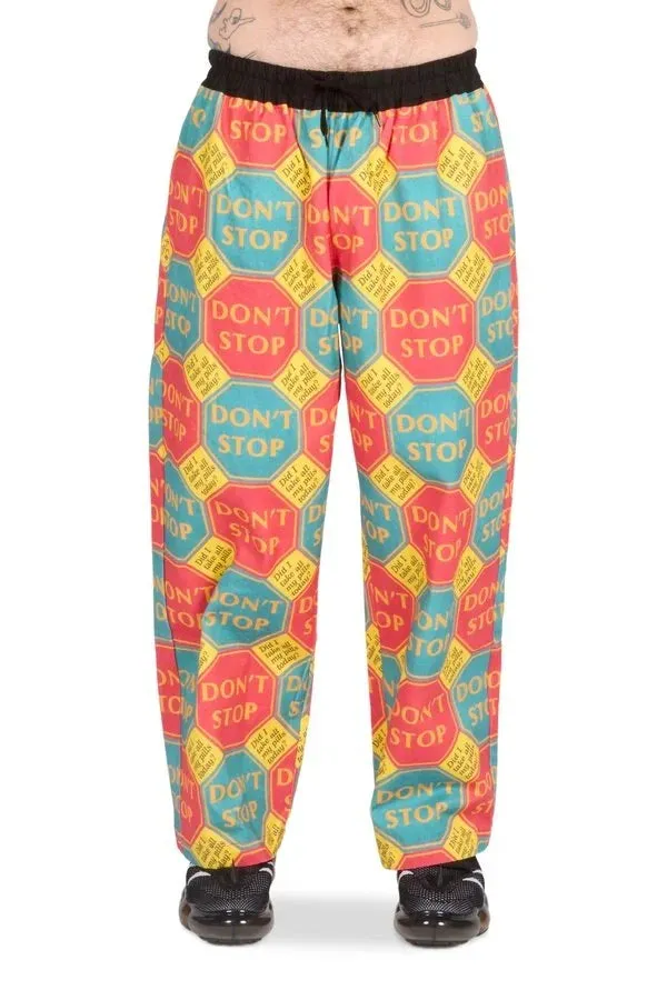 Don't Stop Unisex Pants Woven