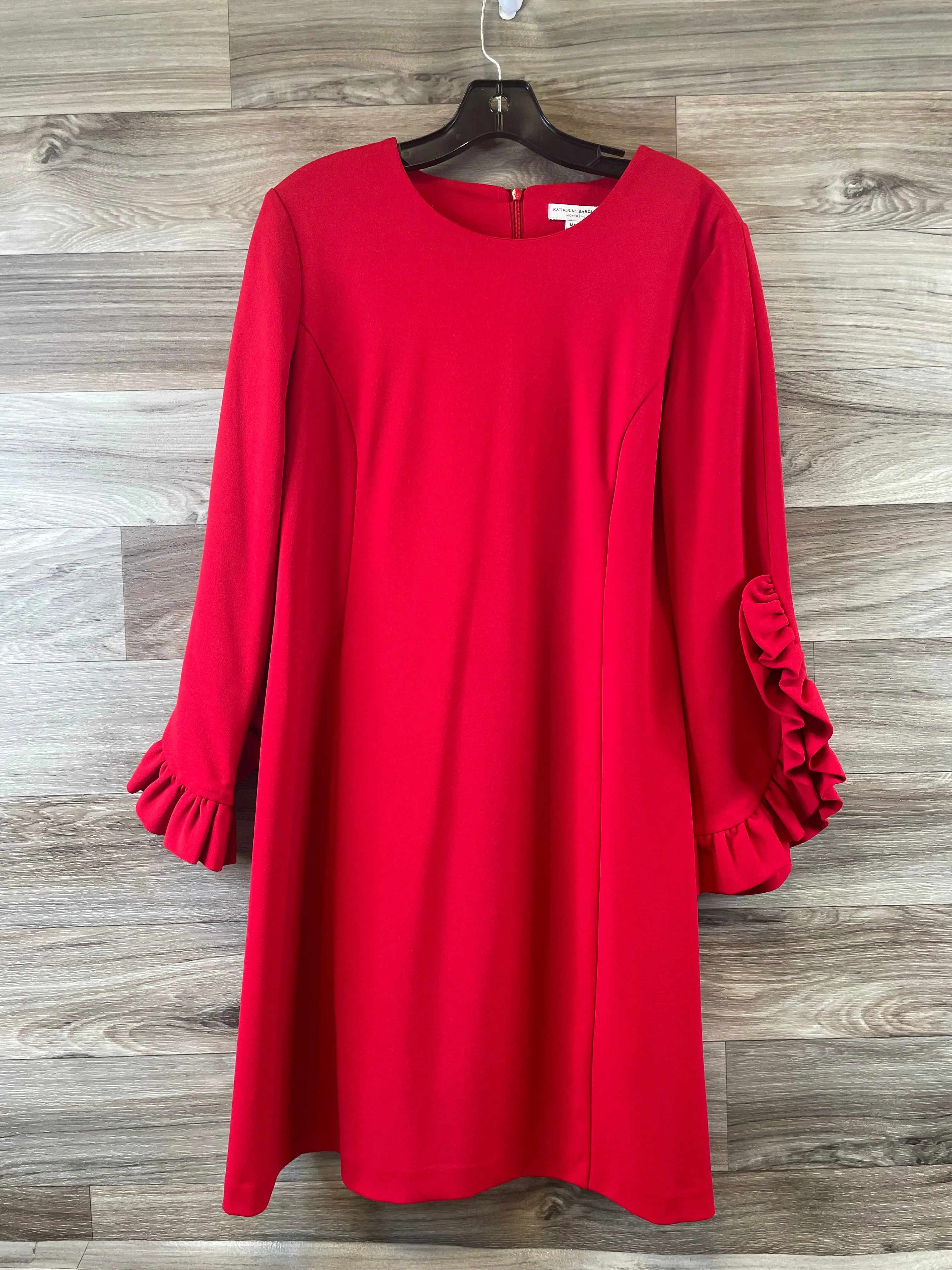 Dress Casual Midi By Katherine Barclay In Red, Size: M