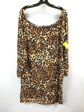 Dress Casual Short By Fashion Nova In Leopard Print, Size: 2x