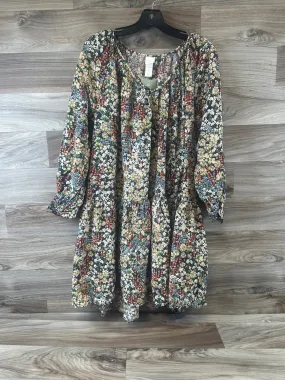 Dress Casual Short By H&m In Floral Print, Size: S