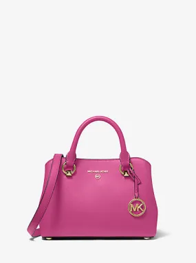 Edith Small Saffiano Leather Satchel