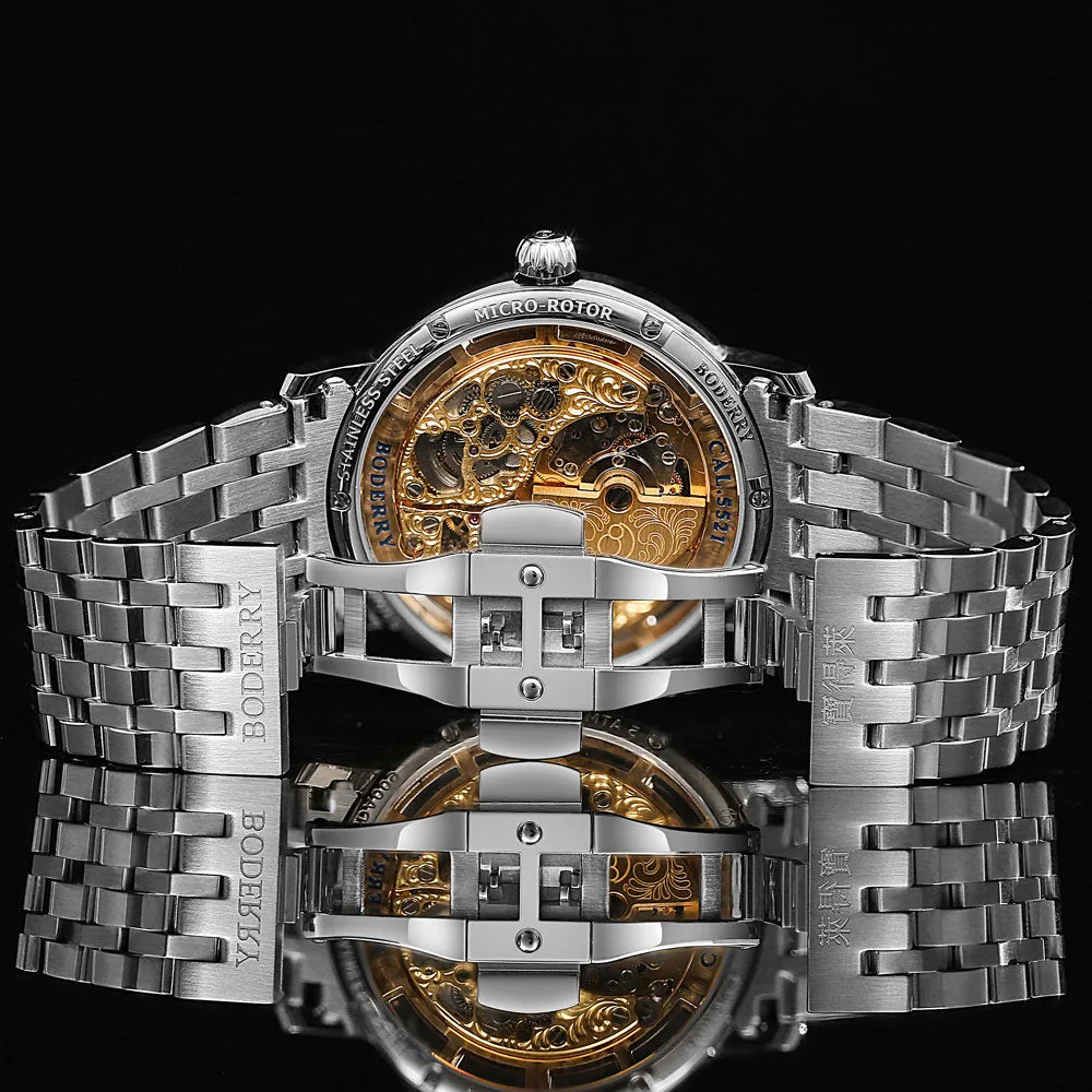 ELITE II - Engraved Micro-rotor Watch | Gold