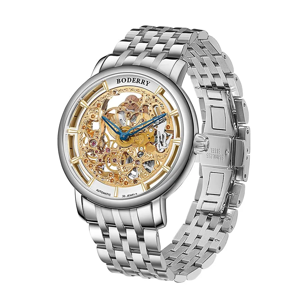 ELITE II - Engraved Micro-rotor Watch | Gold