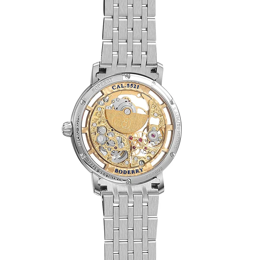 ELITE II - Engraved Micro-rotor Watch | Gold